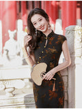 Modern Chinese qipao, Chinese Cheongsam, Evening Dress, Ball Gowns, mandarin collar