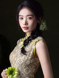 Modern Chinese Qipao, Chinese Cheongsam, modern qipao, blue floral qipao, Ball gown