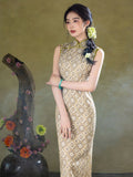 Modern Chinese Qipao, Chinese Cheongsam, modern qipao, blue floral qipao, Ball gown