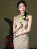 Modern Chinese Qipao, Chinese Cheongsam, modern qipao, blue floral qipao, Ball gown