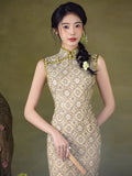 Modern Chinese Qipao, Chinese Cheongsam, modern qipao, blue floral qipao, Ball gown