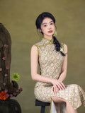 Modern Chinese Qipao, Chinese Cheongsam, modern qipao, blue floral qipao, Ball gown