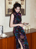 Modern Chinese Qipao dress,  Evening Dress, mandarin collar