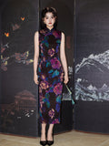 Modern Chinese Qipao dress,  Evening Dress, mandarin collar