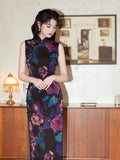 Modern Chinese Qipao dress,  Evening Dress, mandarin collar