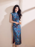 Modern Chinese Qipao,  Evening Dress, Full length, mandarin collar