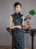 Modern Chinese Qipao dress, Evening Dress, mandarin collar