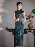 Modern Chinese Qipao dress, Evening Dress, mandarin collar