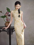 Modern Chinese Qipao, Cheongsam Dress, breathable Summer Qipao, mandarin collar