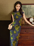 Modern Chinese qipao, Chinese Cheongsam, Evening Dress, Ball Gowns, mandarin collar