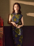 Modern Chinese qipao, Chinese Cheongsam, Evening Dress, Ball Gowns, mandarin collar