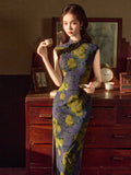 Modern Chinese qipao, Chinese Cheongsam, Evening Dress, Ball Gowns, mandarin collar