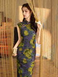 Modern Chinese qipao, Chinese Cheongsam, Evening Dress, Ball Gowns, mandarin collar