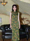 Modern Chinese qipao, Chinese Cheongsam, Evening Dress, Ball Gowns, mandarin collar
