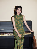 Modern Chinese qipao, Chinese Cheongsam, Evening Dress, Ball Gowns, mandarin collar