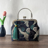 Hand-made, Chinese Cheongsam bag, Dinner bag, Party Clutches