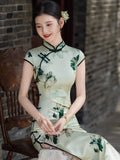 Modern Chinese Qipao, Mulberry Silk cheongsam,  Evening Dress