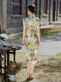 Modern Chinese Qipao, Mulberry Silk cheongsam, Evening Dress