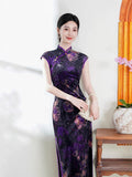 Chinese Cheongsam, velvet qipao, Evening Dress, Ball Gown