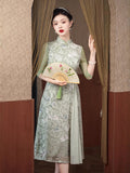 Modern Chinese Qipao, Cheongsam Dress, Kneelength Qipao, aodai qipao