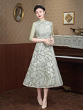 Modern Chinese Qipao, Cheongsam Dress, Kneelength Qipao, aodai qipao
