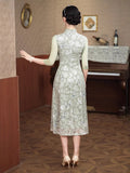 Modern Chinese Qipao, Cheongsam Dress, Kneelength Qipao, aodai qipao