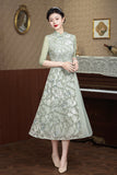 Modern Chinese Qipao, Cheongsam Dress, Kneelength Qipao, aodai qipao