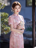 Modern Aodai, aodai qipao, flower pattern, 2 colors