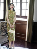 Traditional Chinese dress, Cheongsam Dress, breathable Summer Qipao