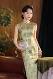 Modern Chinese Qipao dress, Evening Dress,  summer breathable qipao, mandarin collar