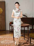 Modern Chinese qipao, mulberry silk Cheongsam, Silk qipao, spring dress