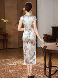 Modern Chinese qipao, mulberry silk Cheongsam, Silk qipao, spring dress