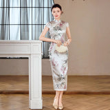Modern Chinese qipao, mulberry silk Cheongsam, Silk qipao, spring dress