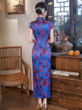 Modern Chinese Qipao, Mulberry Silk cheongsam, Evening Dress