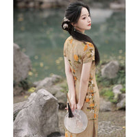 Free alteration, Traditional Chinese Qipao dress,  Evening Dress, mandarin collar