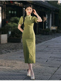 Free alteration, Traditional Chinese Qipao dress,  Evening Dress, mandarin collar