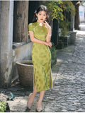 Free alteration, Traditional Chinese Qipao dress,  Evening Dress, mandarin collar