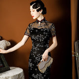 Elegant traditional Chinese dress, Chinese Cheongsam , Long Evening Dresses, Ball Gowns, gift for her, mandarin collar
