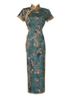 traditional Chinese dress, Chinese Cheongsam Dress, Evening Dress, Ball Gowns, mandarin collar
