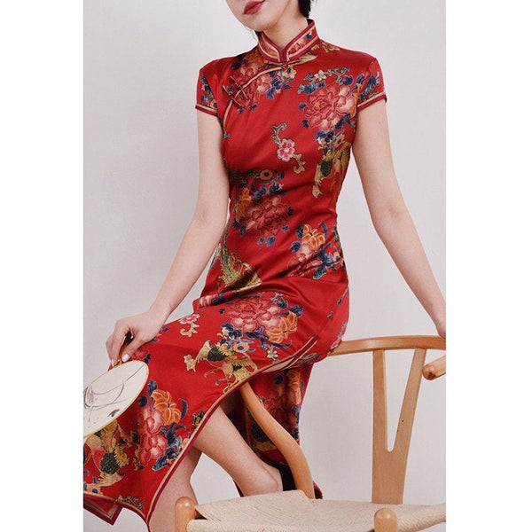 modern chinese tea ceremony dress Traditional Tang Suit Wedding Tea Ceremony Dress