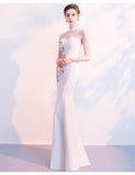 Custom make available, wedding dress, Chinese qipao, white embroidered Cheongsam, Bridal dress, tea ceremony, mermaid tail dress