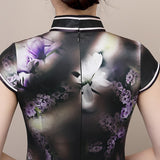 Free alteration, Traditional Chinese Qipao dress, Mulberry Silk cheongsam,  kneelength dress