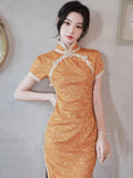 Traditional Chinese dress, Chinese Cheongsam, modern Jacquad qipao, Ball Gowns, Long Evening Dress, mandarin collar