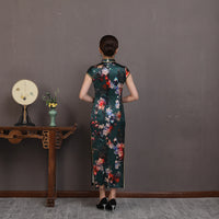 Free alteration, Traditional Chinese Qipao dress, Mulberry Silk cheongsam,  Evening Dress,  light summer dress