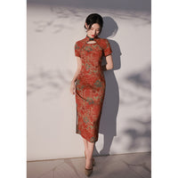 Free alteration, Traditional Chinese Qipao dress, Evening Dress,  summer breathable qipao, mandarin collar